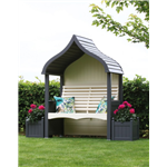 Orchard Arbour Charcoal & Cream